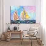 Canvas print Sailing boats