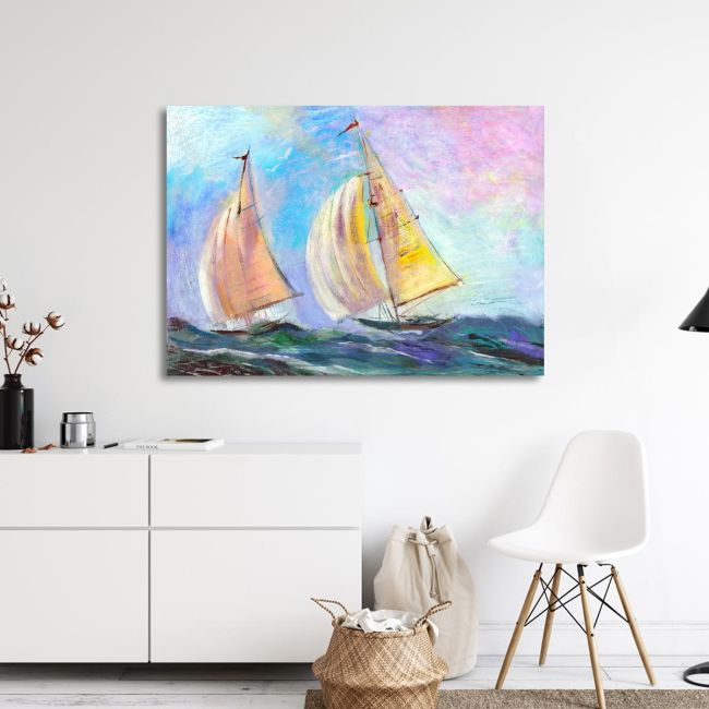 Canvas print Sailing boats