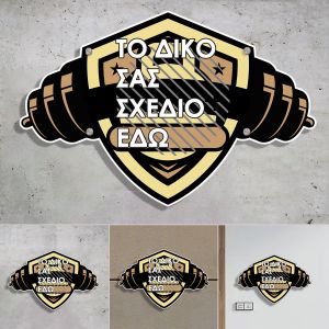 Plexiglass Sign contour cut uv print