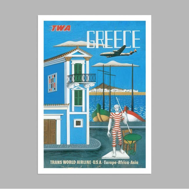 TWA - Greece poster