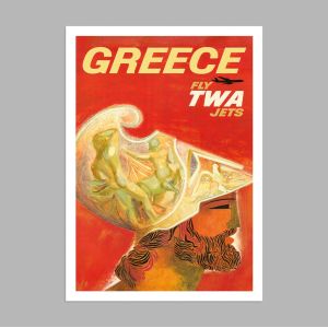 Greece by TWA I, αφίσα, κάδρο  2