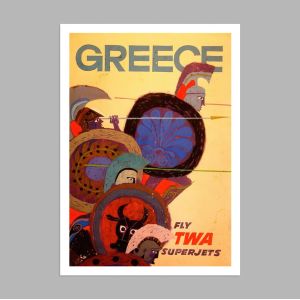 Greece by TWA II, αφίσα, κάδρο  2