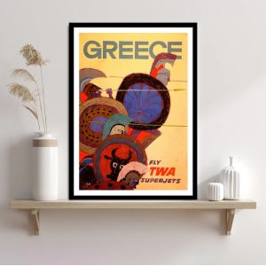 Greece by TWA II, αφίσα, κάδρο 