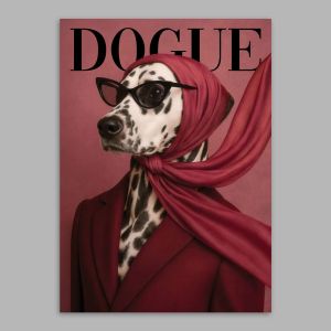 DOGUE αφίσα κάδρο Αφίσα πόστερ με μαύρη κορνίζα, minimal στυλ 2
