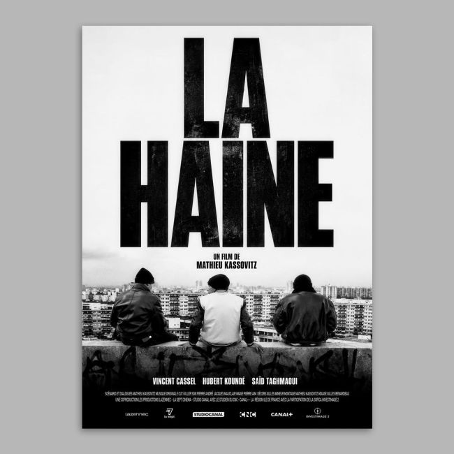 La haine II αφίσα κάδρο Αφίσα πόστερ με μαύρη κορνίζα, Όψη 15