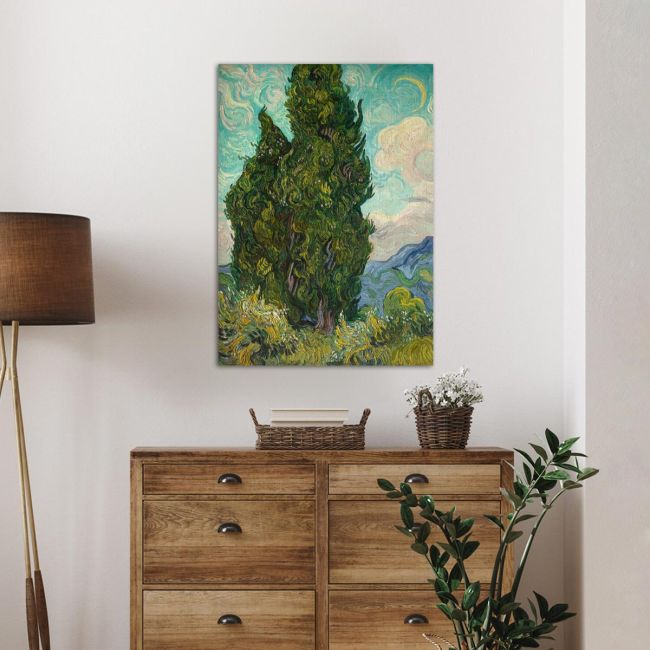 Πίνακας ζωγραφικής Cypresses, Vincent van Gogh