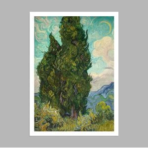 Cypresses, Vincent van Gogh, αφίσα, κάδρο 2