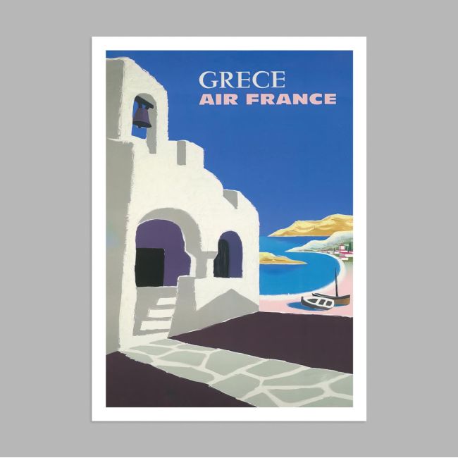 Greece by AIRFRANCE, poster