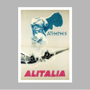 Greece by ALITALIA, poster 2