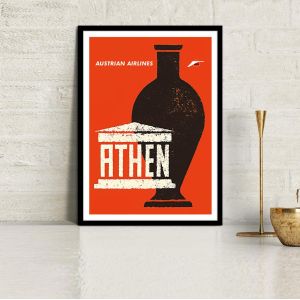 Greece by AUA, αφίσα, κάδρο 