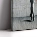 Πίνακας σε καμβά Μπαλαρίνα Street art ballerina II Καμβάς τελαρωμένος, εσωτερική διακόσμηση