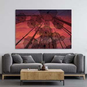 Canvas print Umbrellas Thessaloniki