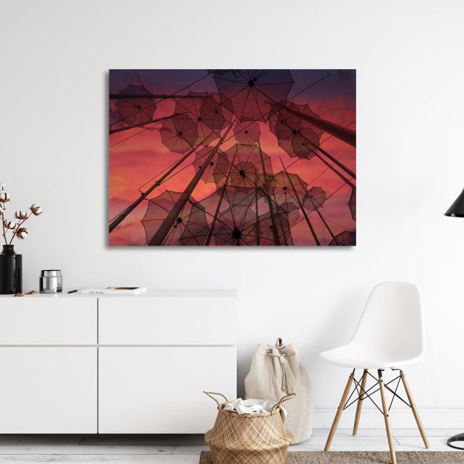 Canvas print Umbrellas Thessaloniki