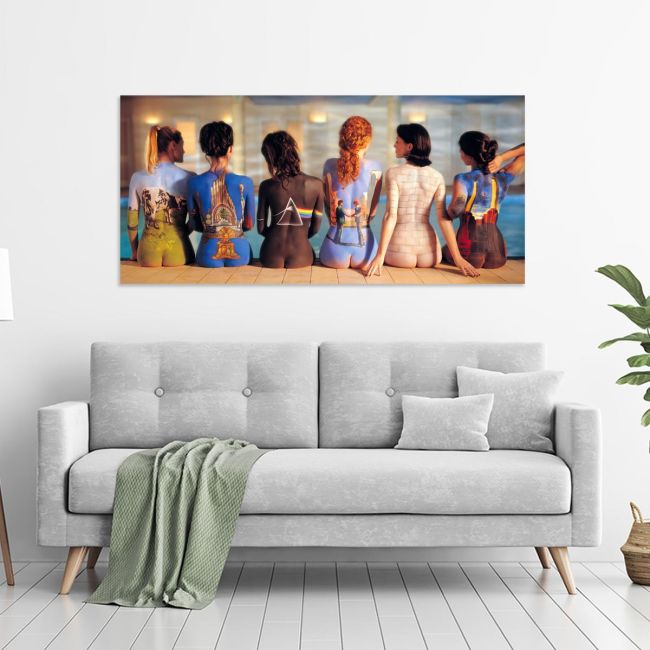 Canvas print Pink FloydBack Catalogue, panoramic