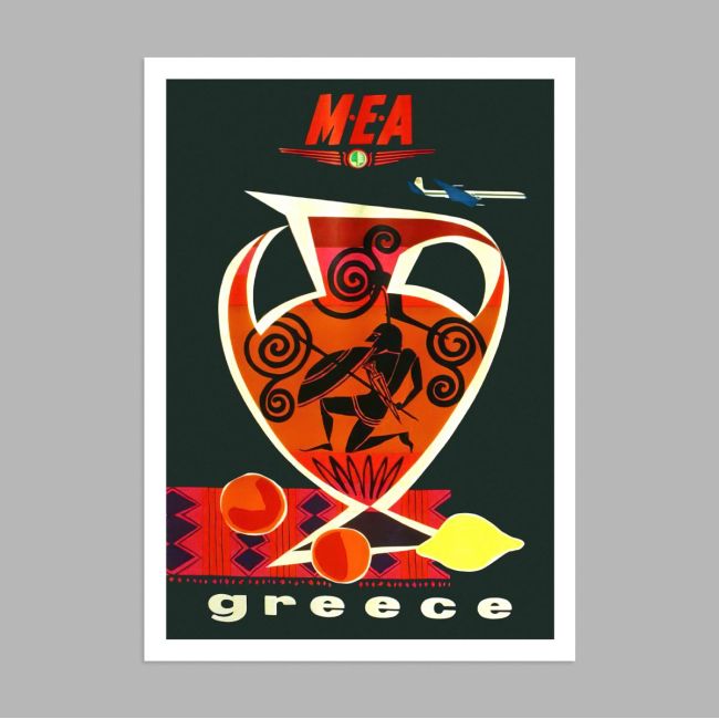 Greece by M.E.A, poster