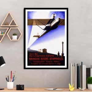 Greece by Aero Espresso, αφίσα, κάδρο 