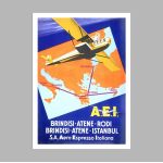 Greece by Aero Espresso I, poster