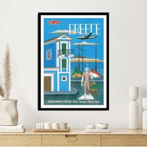 TWA - Greece poster