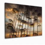 Canvas print Umbrellas Thessaloniki I