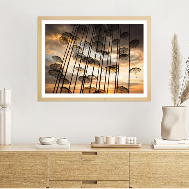 Canvas print Umbrellas Thessaloniki I