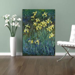 Πίνακας ζωγραφικής, Yellow irises, Monet C.