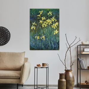 Πίνακας ζωγραφικής, Yellow irises, Monet C. 2