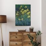 Canvas print Yellow irises, Monet C.