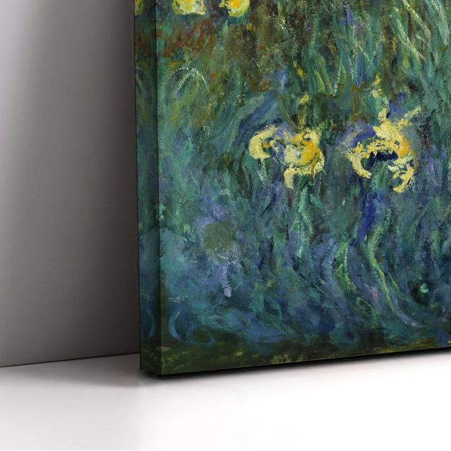 Πίνακας ζωγραφικής, Yellow irises, Monet C.