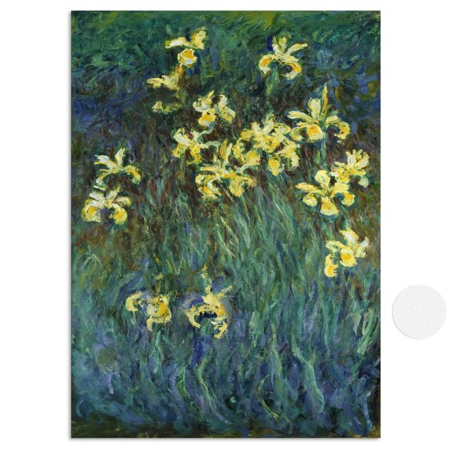 Πίνακας ζωγραφικής, Yellow irises, Monet C.