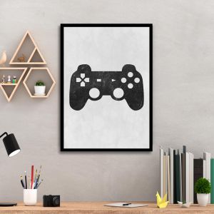 Play αφίσα κάδρο Αφίσα πόστερ με μαύρη κορνίζα, minimal στυλ