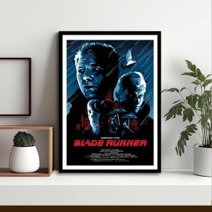 Blade Runner αφίσα κάδρο Αφίσα πόστερ με μαύρη κορνίζα, minimal στυλ