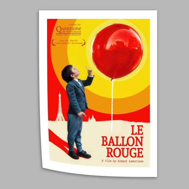 Le ballon rouge αφίσα κάδρο Αφίσα πόστερ με μαύρη κορνίζα, Όψη 15