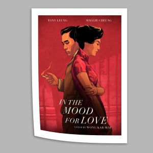In the mood for love αφίσα κάδρο Αφίσα πόστερ με μαύρη κορνίζα, minimal στυλ 2