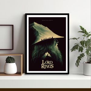 One ring to rule them all αφίσα κάδρο Αφίσα πόστερ με μαύρη κορνίζα, minimal στυλ