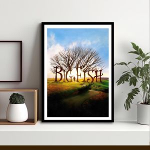 Big fish αφίσα κάδρο Αφίσα πόστερ με μαύρη κορνίζα, minimal στυλ