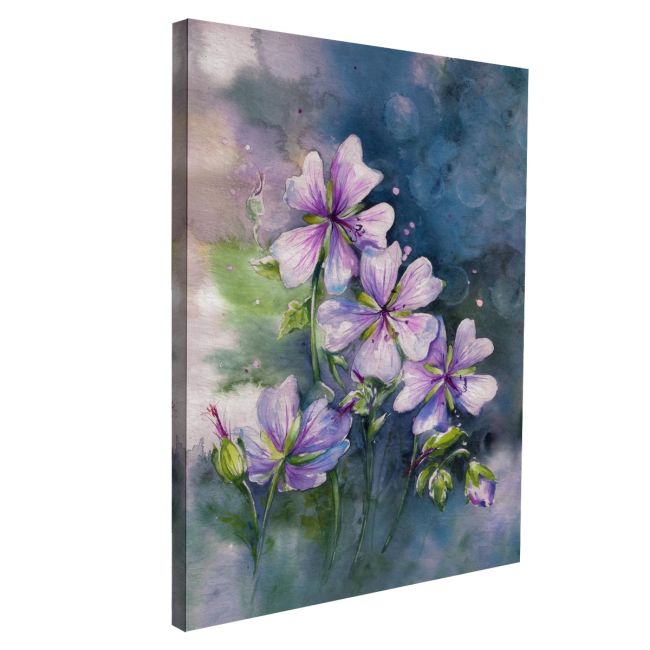 Canvas print, Pink geranium