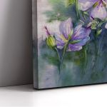 Canvas print, Pink geranium