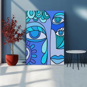Πίνακας σε καμβά Abstract eyes