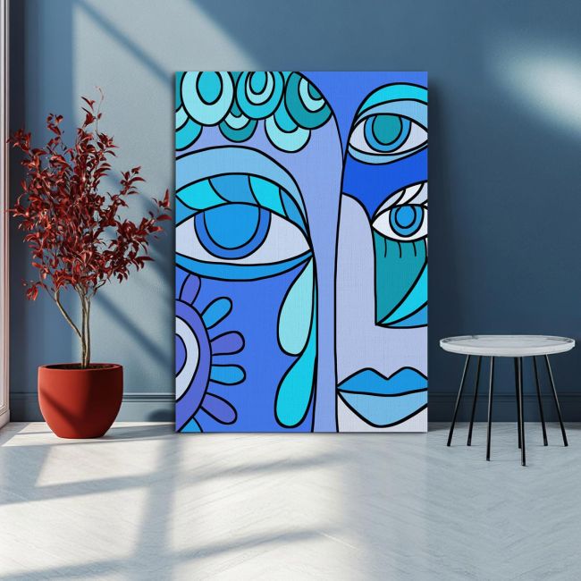 Canvas print Abstract eyes