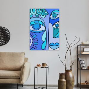 Canvas print Abstract eyes 2