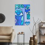 Canvas print Abstract eyes