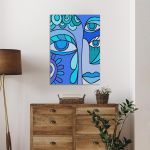 Canvas print Abstract eyes