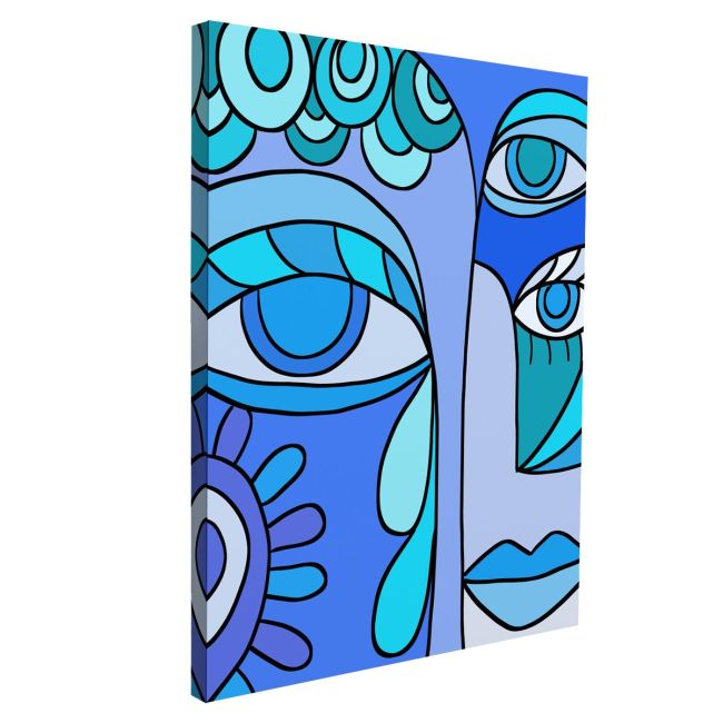 Canvas print Abstract eyes