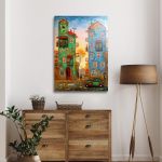 Πίνακας σε καμβά City of magic Καμβάς τελαρωμένος, διακόσμηση τοίχου
