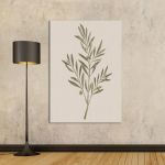 Canvas print Olive branch I