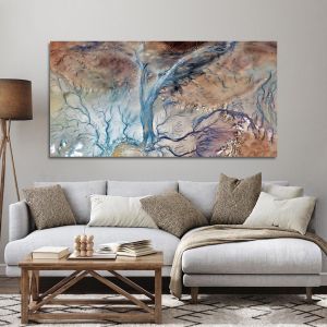 Πίνακας σε καμβά Deserts of Africa abstract I, πανοραμικός