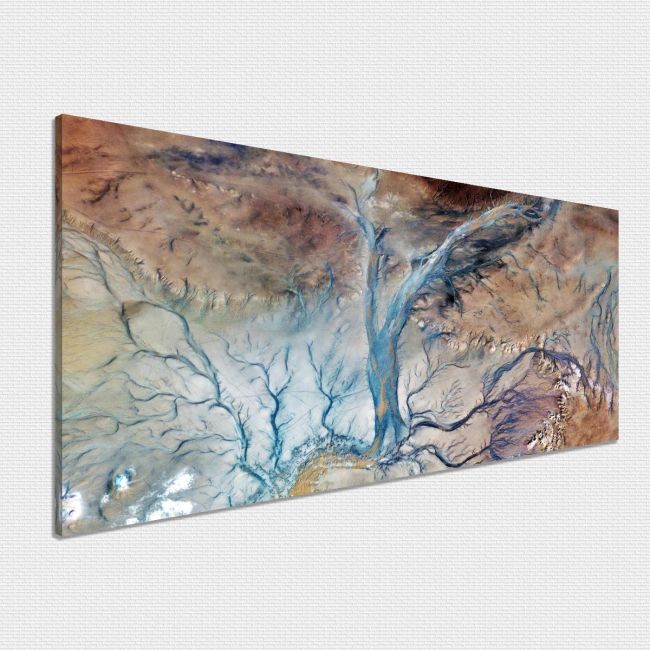 Πίνακας σε καμβά Deserts of Africa abstract I, πανοραμικός