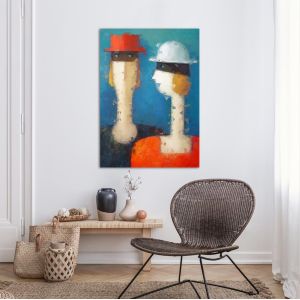 Canvas print You, shadow and light 2