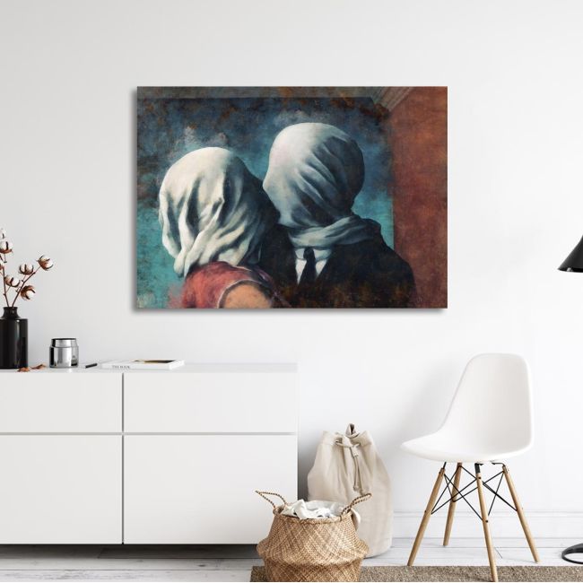 Πίνακας ζωγραφικής The lovers II reart (original R. Magritte)