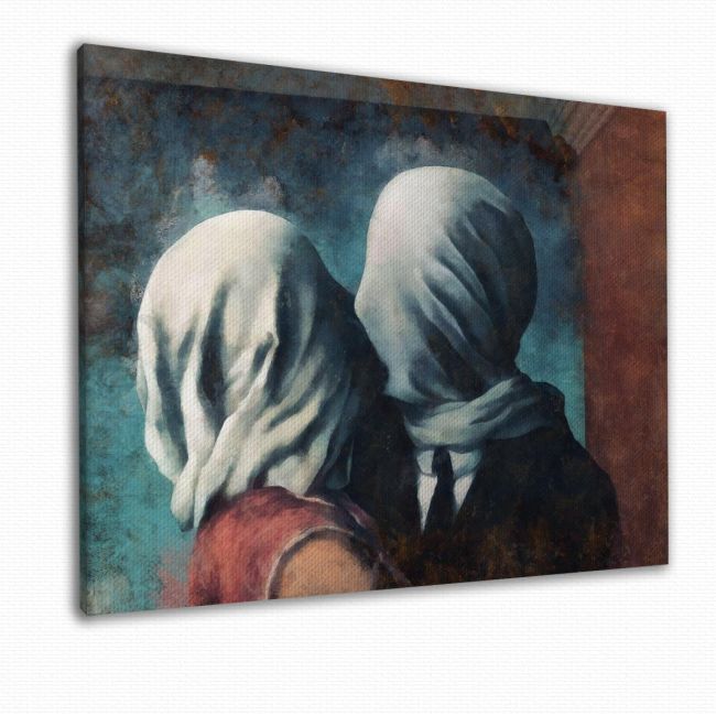 Πίνακας ζωγραφικής The lovers II reart (original R. Magritte)